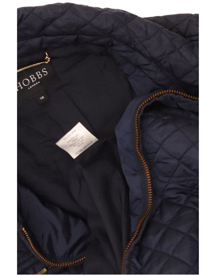 Hobbs Γυναικείο Καπιτονέ μπουφάν UK 16 Large Navy Blue Nylon