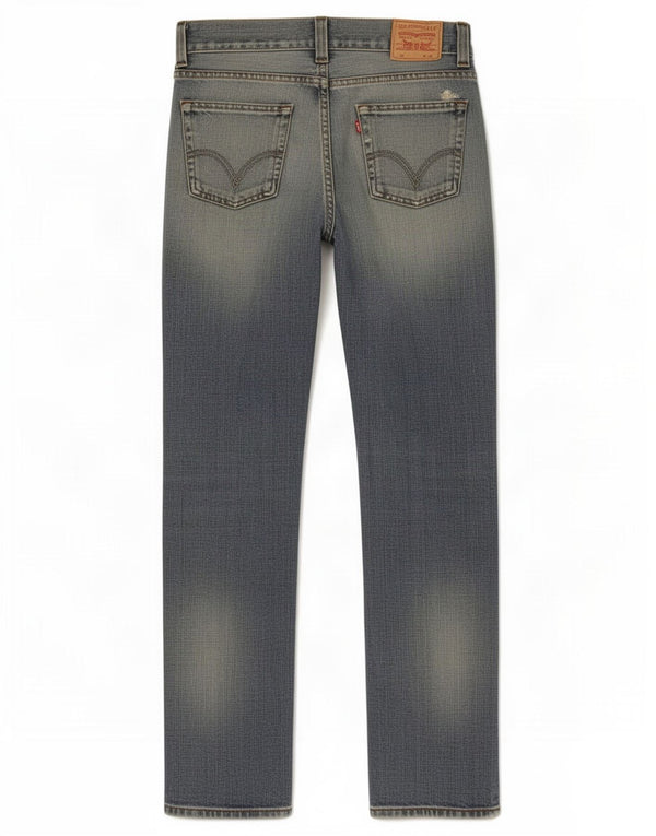 Levi's Mens 506 Standard Fit Straight Jeans W32 L32 Μπλε βαμβακερό