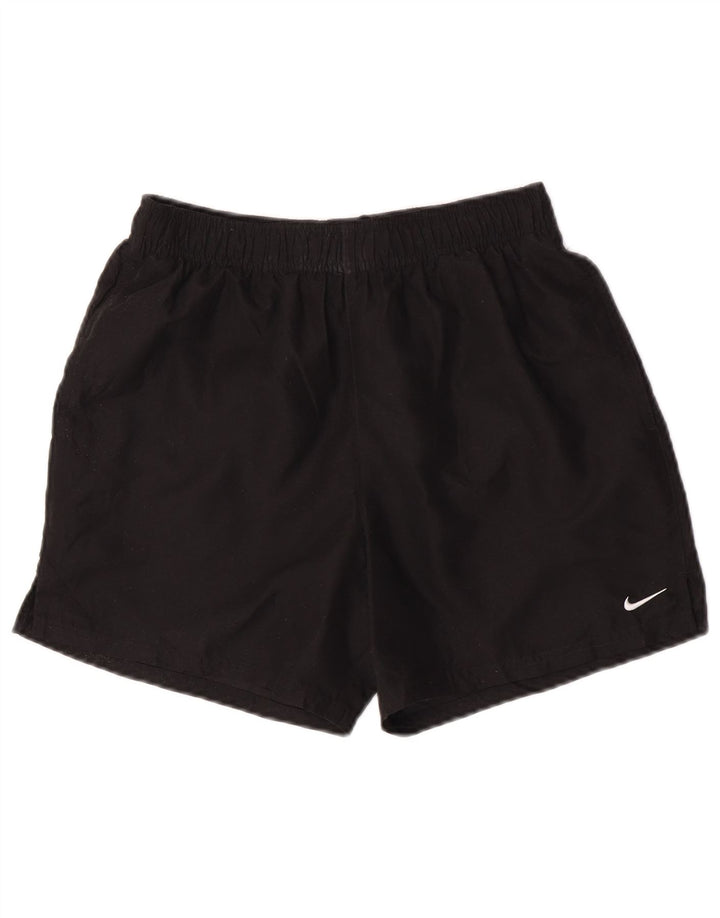 Ανδρικό αθλητικό σορτς Nike από μεσαίο μαύρο πολυεστέρα