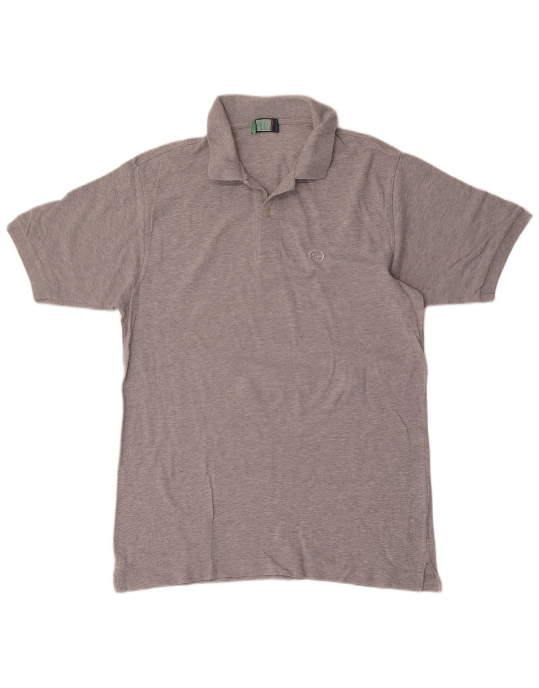 Sergio Tacchini Ανδρικό μπλουζάκι πόλο IT 52 μεγάλο γκρι βαμβακερό