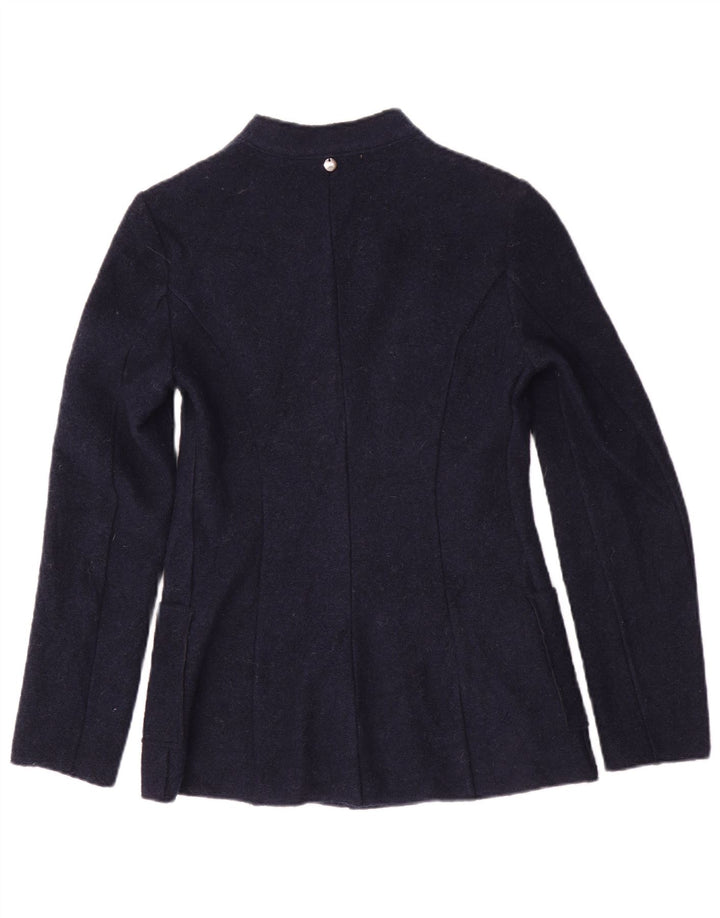 Benetton Γυναικείο μπουφάν blazer UK 6 XS Navy Blue Polyester