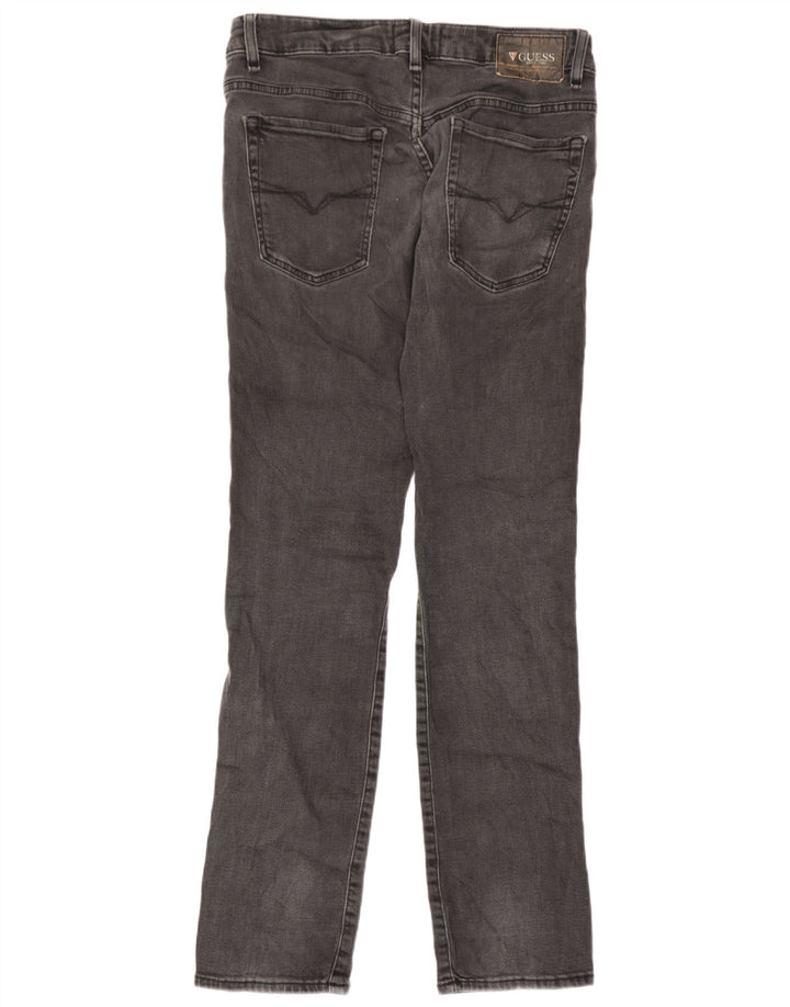 Ανδρικό τζιν Guess Graphic Slim W31 L30 Γκρι βαμβακερό