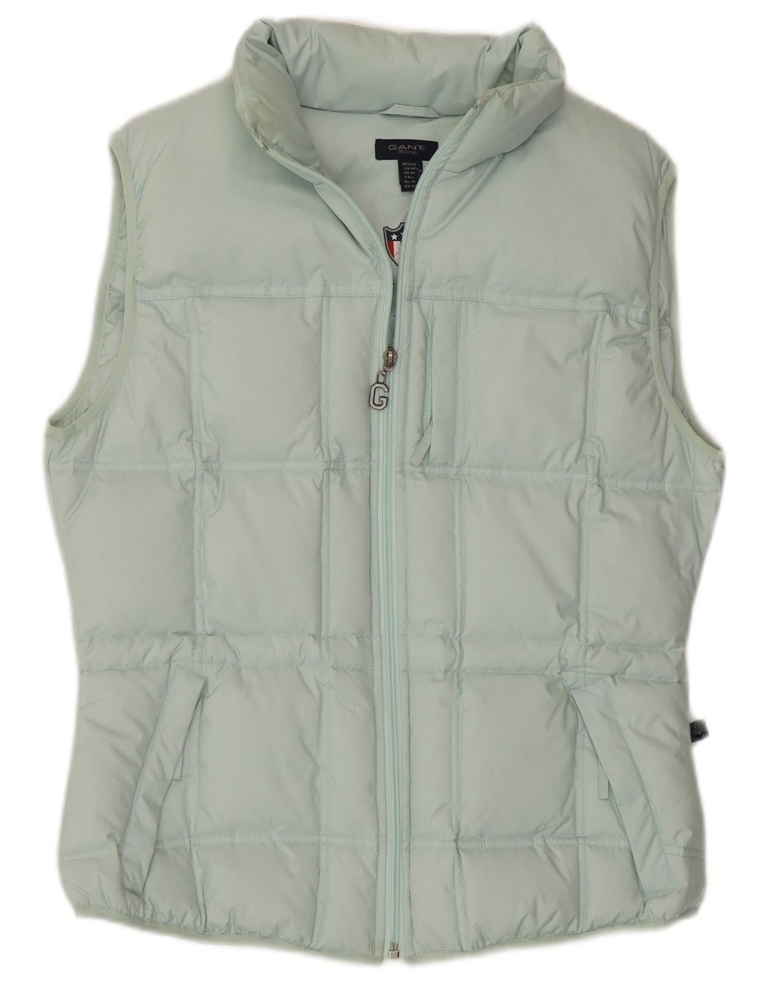 GANT Γυναικείο padded Gilet UK 14 Medium Turquoise Polyester