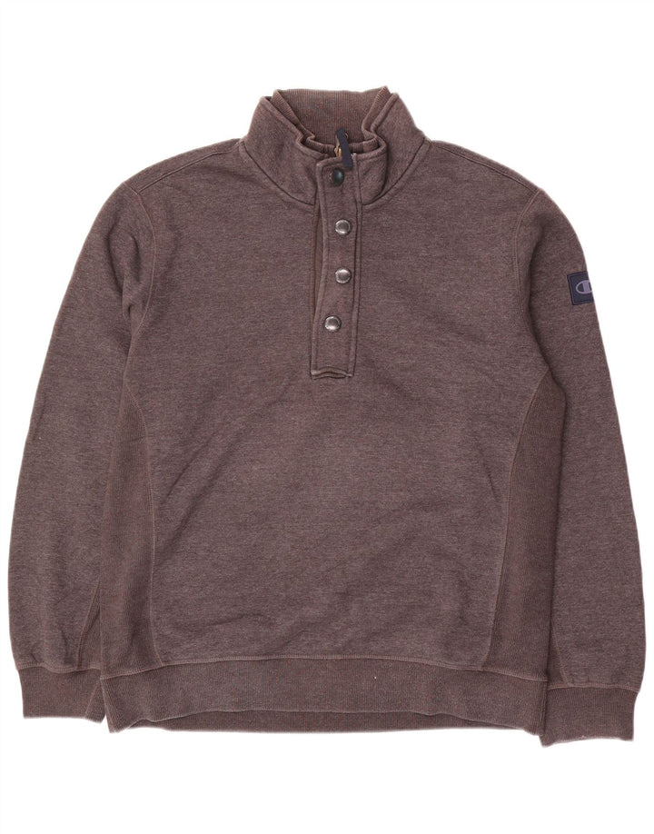 Ανδρικό φούτερ Champion 1/4 με φερμουάρ Jumper XL Γκρι βαμβακερό