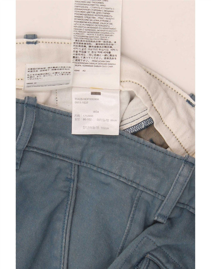 Ανδρικό σορτς Chino Levi's W34 μεγάλο μπλε βαμβακερό