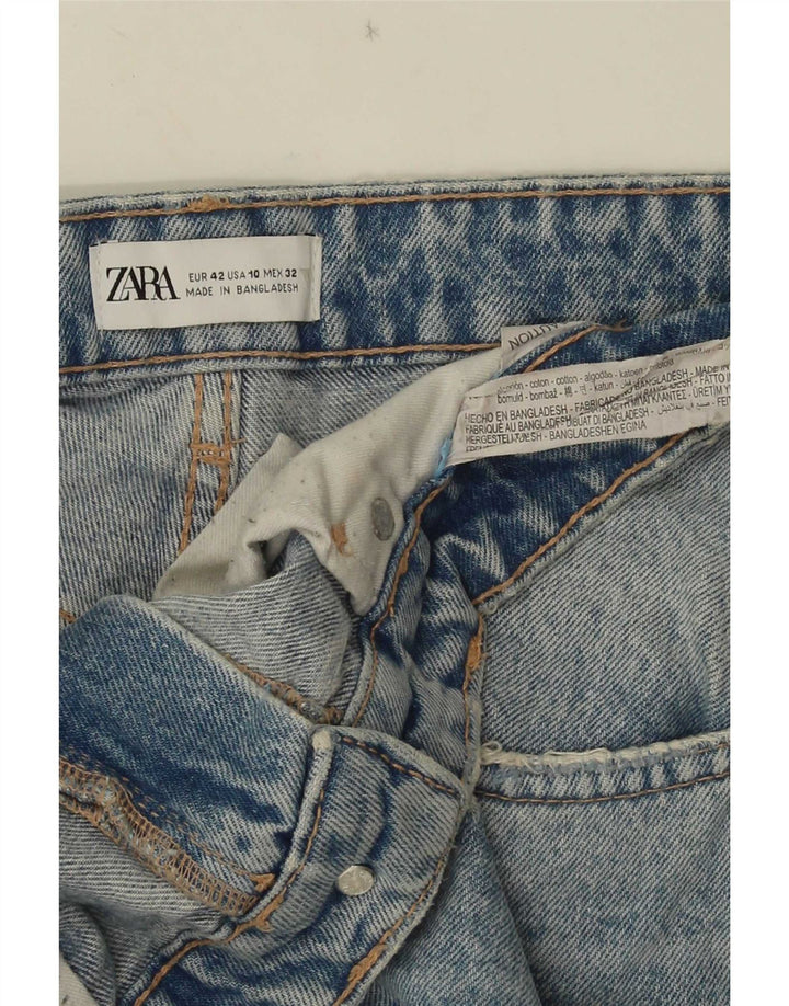 Zara γυναικείο τζιν σορτς EU 42 μεγάλο W32 μπλε βαμβακερό