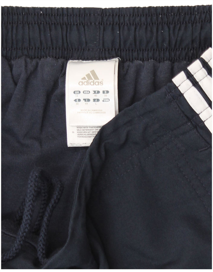 Γυναικεία αθλητική φόρμα Adidas Παντελόνι UK 12 Medium Navy Blue Polyester