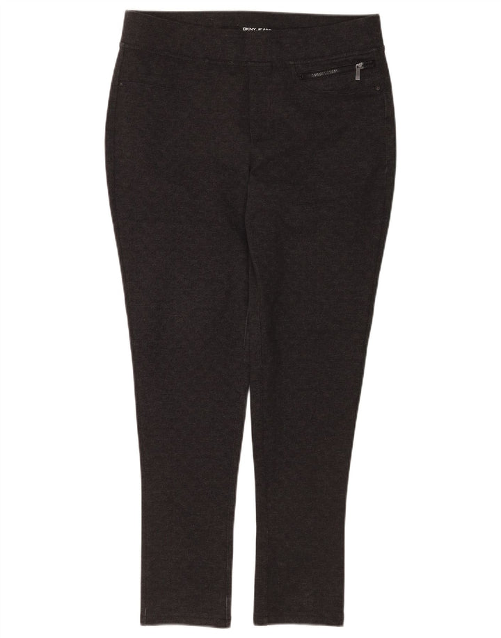 Dkny Γυναικείο Skinny Casual Παντελόνι Medium W30 L28 Grey Check Polyester