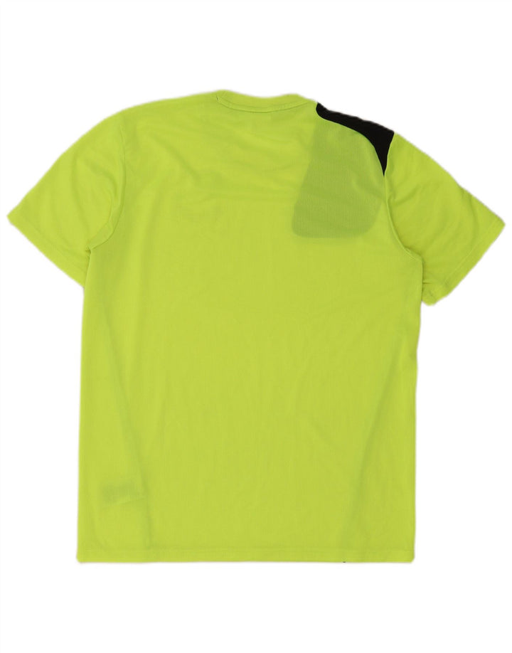Ανδρικό γραφικό T-Shirt Adidas Top μεσαίο πράσινο χρώμα πολυεστέρας