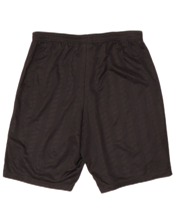 Ανδρικό αθλητικό σορτς Nike Dri Fit, μεσαίο μαύρο ριγέ πολυεστέρα