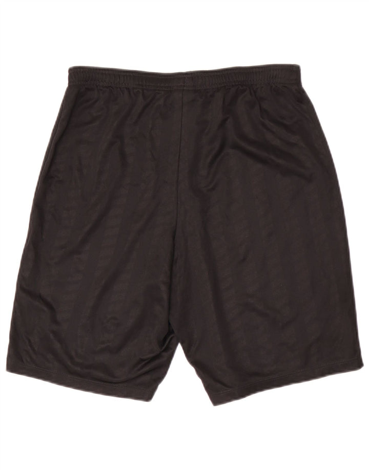 Ανδρικό αθλητικό σορτς Nike Dri Fit, μεσαίο μαύρο ριγέ πολυεστέρα