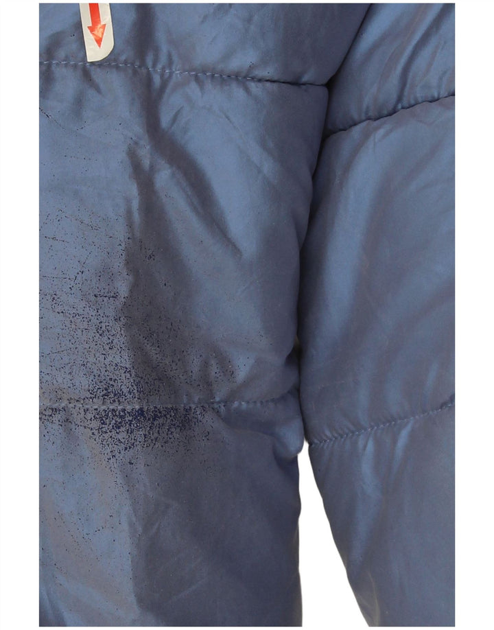 Levi's Girls Hooded Jacket 13-14 Years Blue Colourblock Polyester
