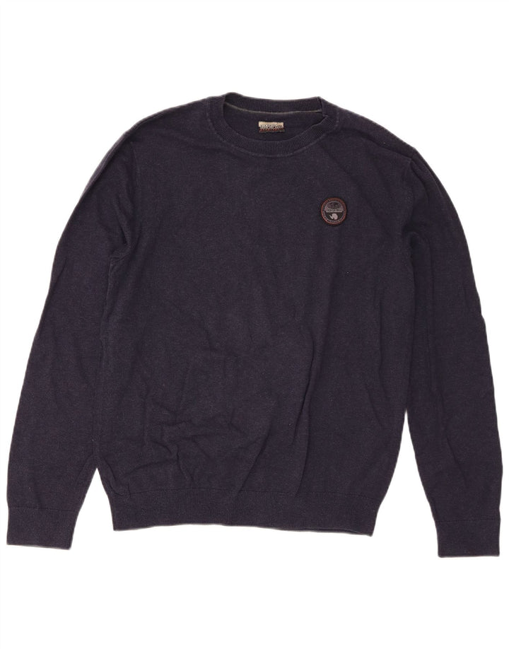 Ανδρικό πουλόβερ Napapijri Regular Fit Crew Neck Jumper Medium Navy Blue