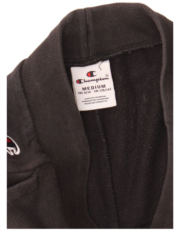 CHAMPION Αγόρια γραφικά αθλητικά σορτς 9-10 ετών Μαύρο