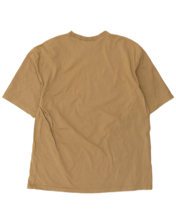 Adidas Γυναικείο T-Shirt Top UK 14 Medium Khaki Βαμβάκι
