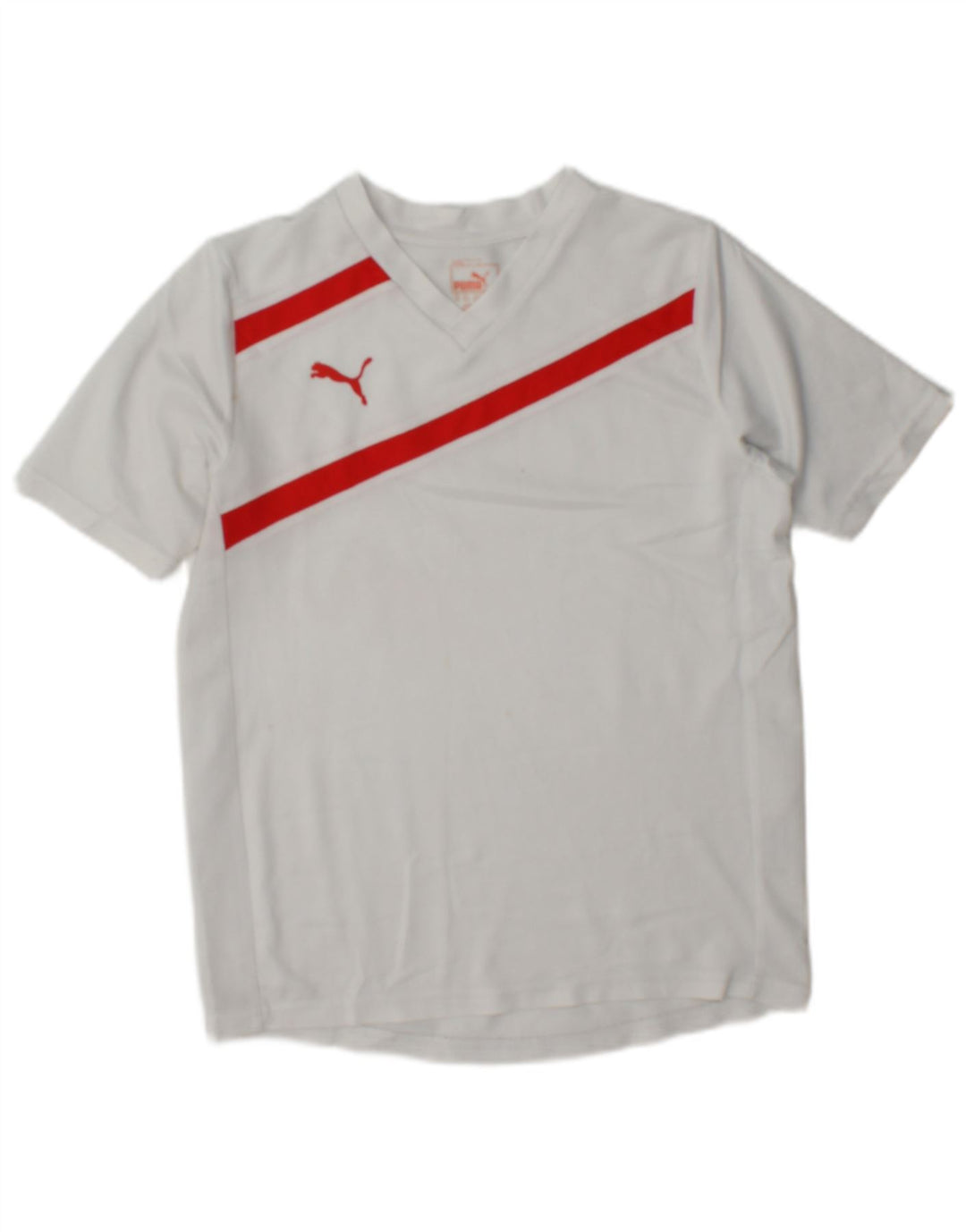 Γραφικό μπλουζάκι Puma Boys Top 11-12 ετών Λευκό Πολυεστέρας