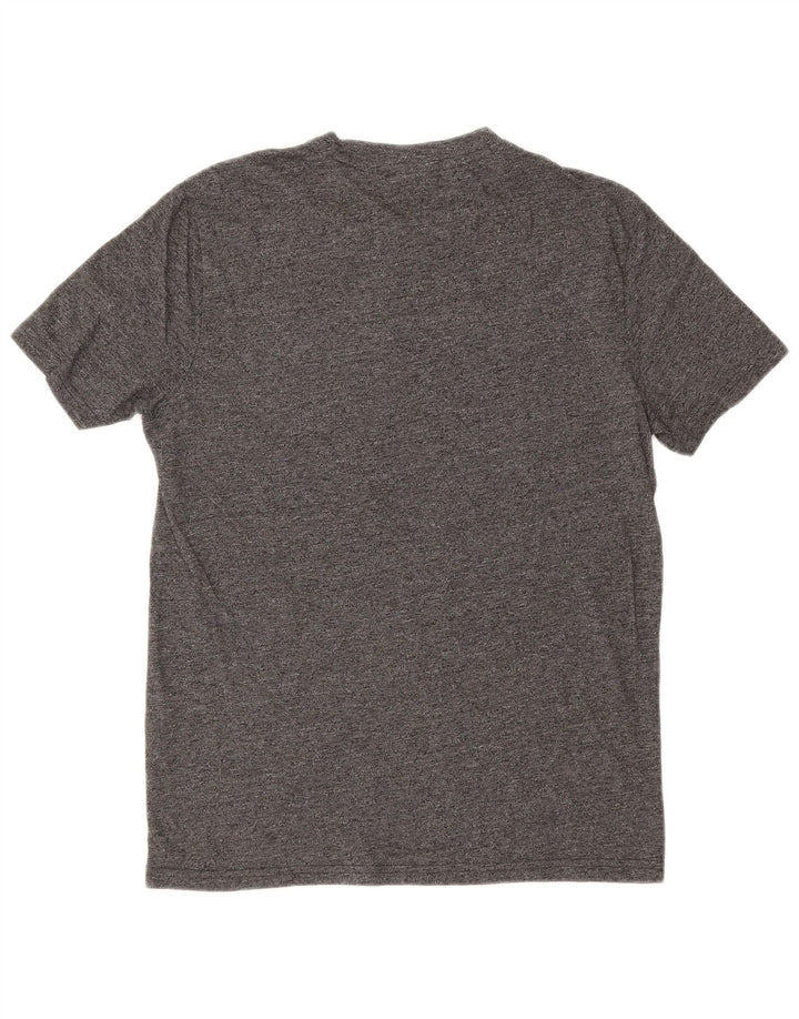 CHAMPION Mens Graphic T-Shirt Top Medium Grey Flecked Cotton