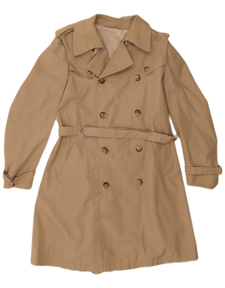 Vintage γυναικεία καμπαρντίνα UK 12 Medium Beige Συνθετικό