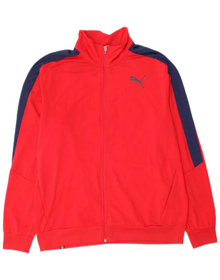 Ανδρική φόρμα Puma Top Jacket XL Red Colourblock Polyester