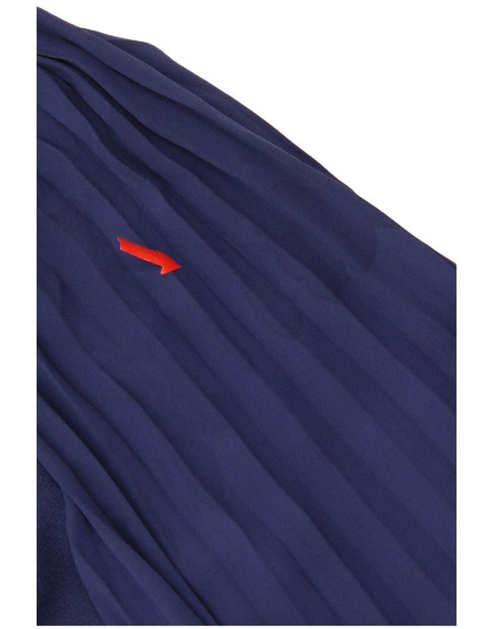 Γυναικείο μακρυμάνικο φόρεμα Hobbs Shift UK 16 Large Navy Blue Polyester