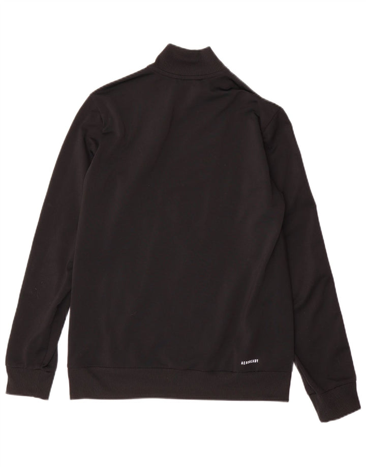 ADIDAS Boys Aeroready αθλητική φόρμα μπουφάν 13-14 ετών Μαύρο Colourblock