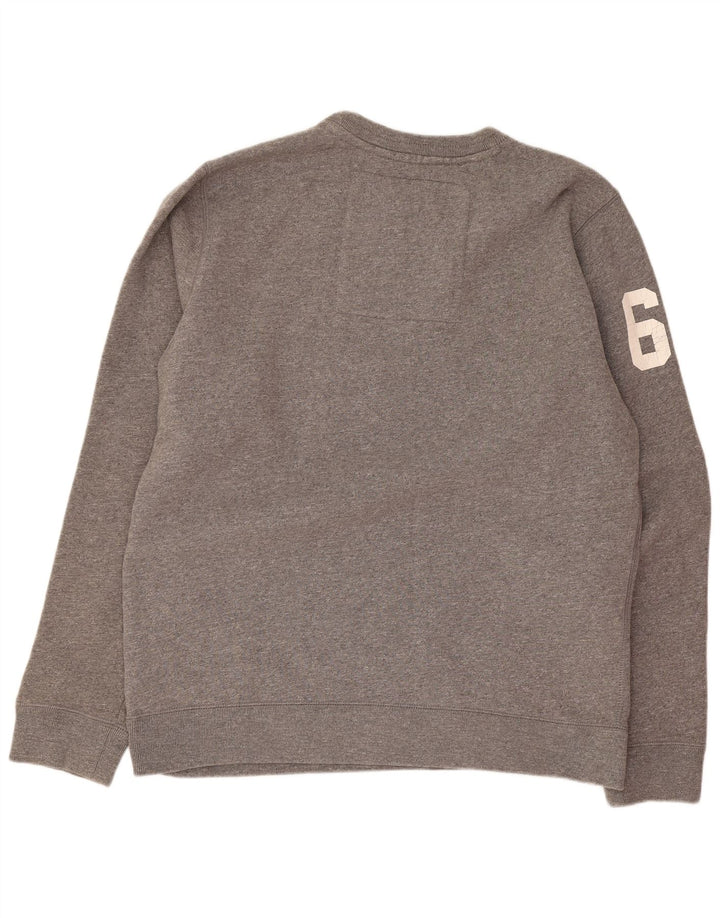 Ανδρικό γραφικό φούτερ Superdry Jumper 2XL Γκρι βαμβακερό