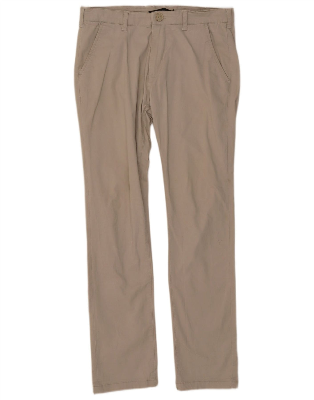 Ανδρικό παντελόνι Chino με γαλλική σύνδεση W32 L31 Γκρι