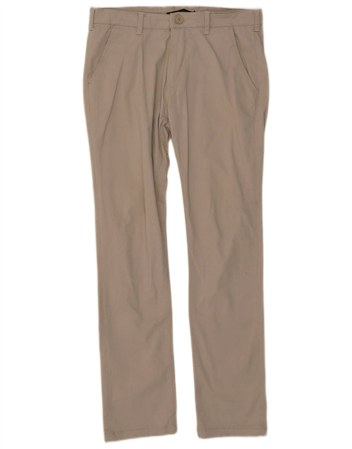 Ανδρικό παντελόνι Chino με γαλλική σύνδεση W32 L31 Γκρι