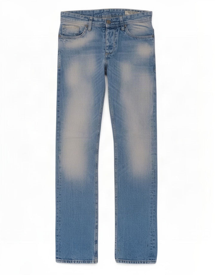 Jack & Jones Ανδρικό τζιν ίσιο W28 L34 Μπλε