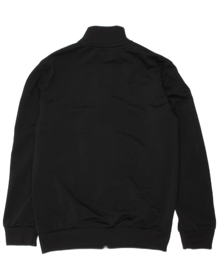 ADIDAS Boys αθλητική φόρμα Top Jacket 7-8 Years Black Colourblock Polyester