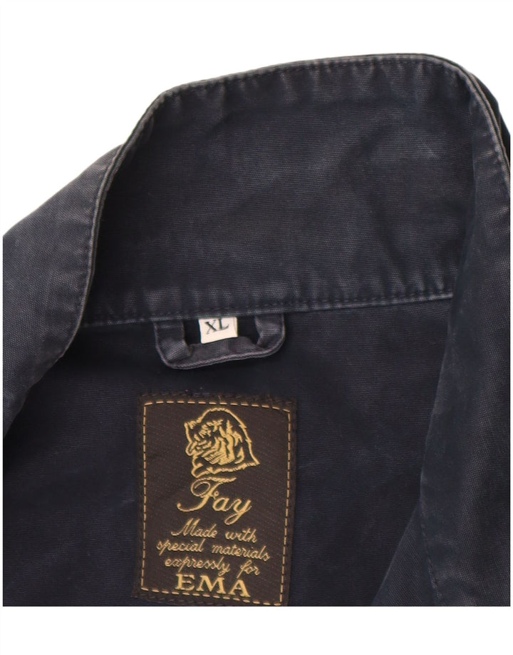 Ανδρικό μπουφάν FAY UK 42 XL Navy Blue