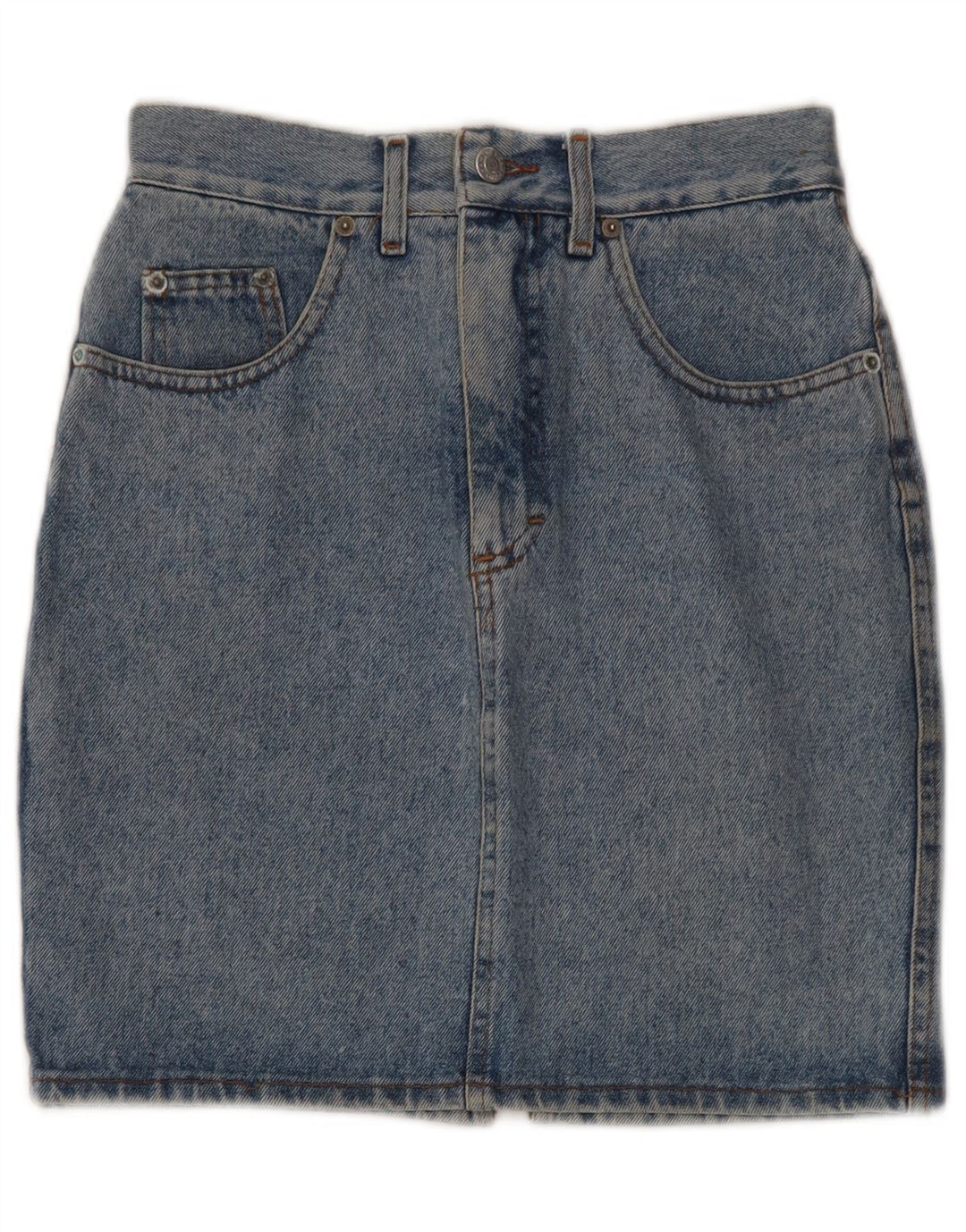 CAMPUS Γυναικεία Τζιν Φούστα IT 40 Small W26 Blue Cotton