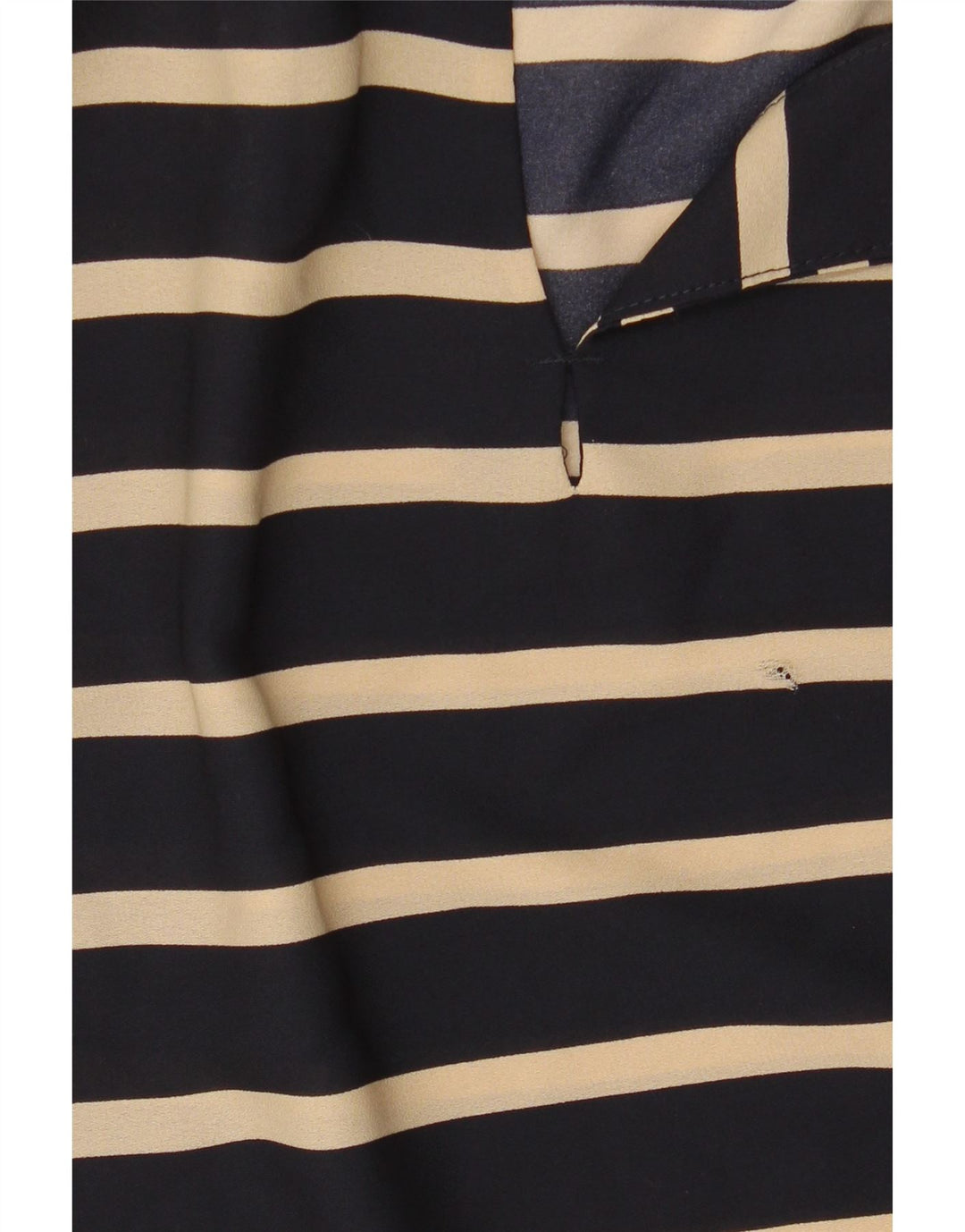 Zara Γυναικεία μακρυμάνικη μπλούζα τοπ UK 10 Small Navy Blue ριγέ