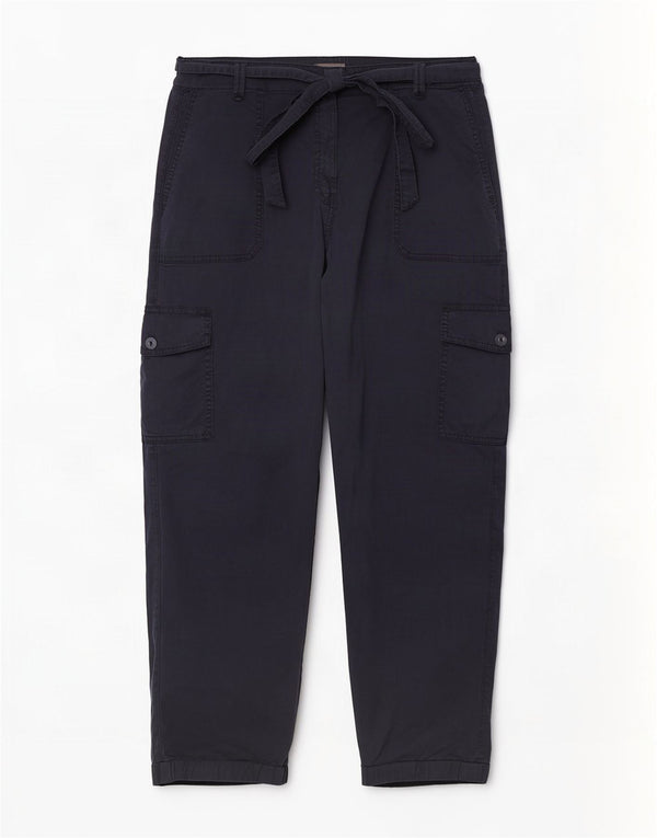 Marks & Spencer Γυναικείο ψηλόμεσο παντελόνι Cargo UK 16 Large W36 L28 Navy B