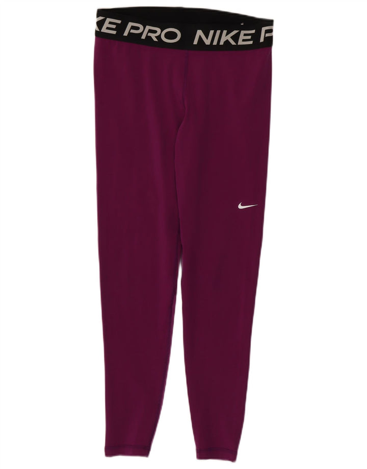 Γυναικείο κολάν Nike Dri Fit Graphic UK 12 Medium Purple Polyester