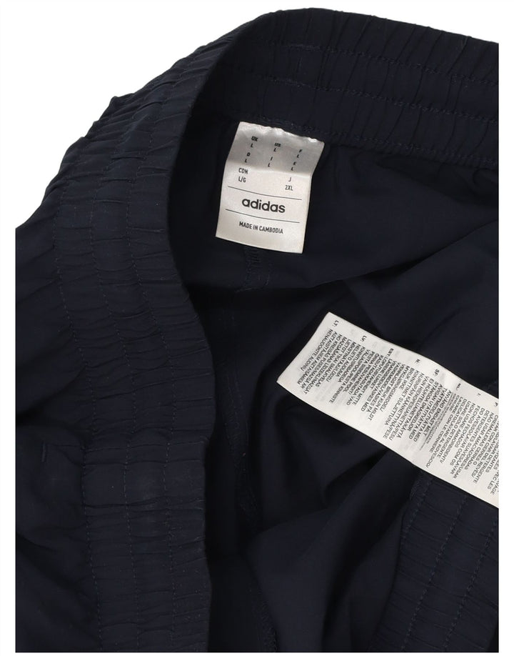 Ανδρική αθλητική φόρμα Adidas Παντελόνι μεγάλο μπλε ναυτικό πολυεστέρα