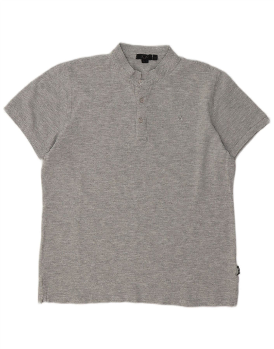 Liu Jo Ανδρικό πουκάμισο Polo Slim Fit με μεσαίο γκρι φλύκταινα