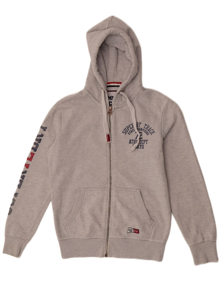 Ανδρικό πουλόβερ με κουκούλα με φερμουάρ Superdry μεσαίο βαμβακερό