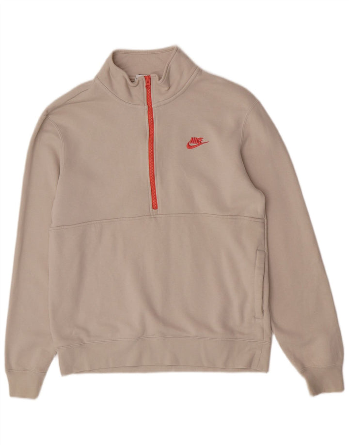 Ανδρικό φούτερ Nike με φερμουάρ, μεσαίο βαμβακερό