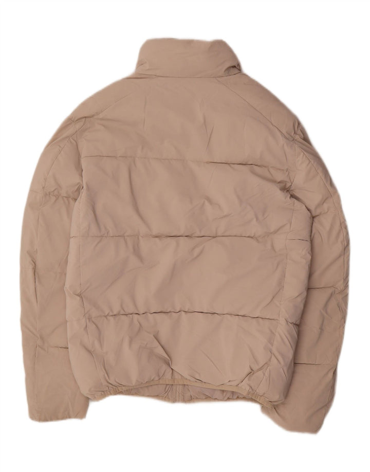 Zara Γυναικείο μπουφάν με επένδυση UK 10 Small Beige Nylon