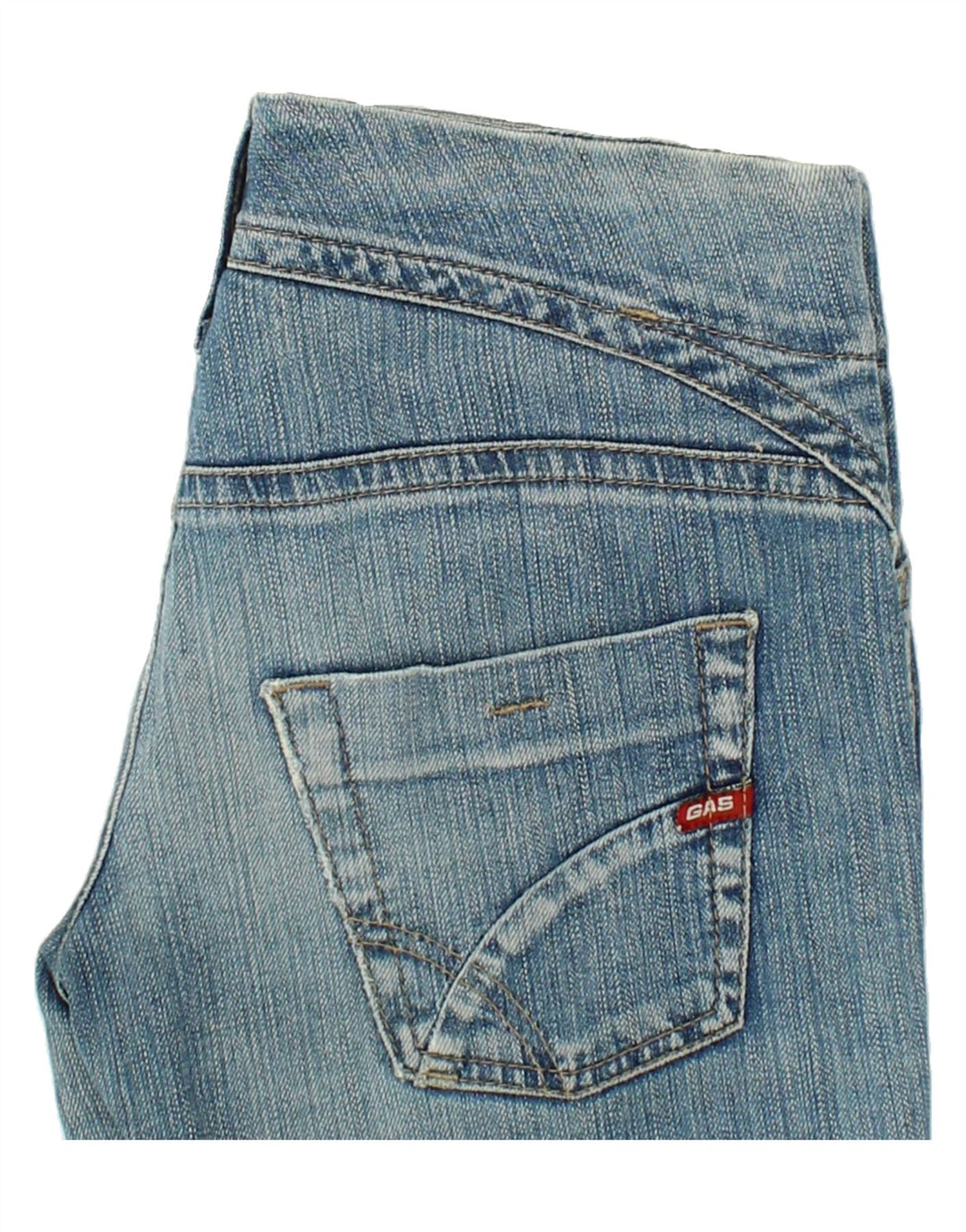 GAS Womens Slim Jeans W28 L33 Blue Cotton Vintage Gas and Second-Hand Gas from Messina Hembry 
