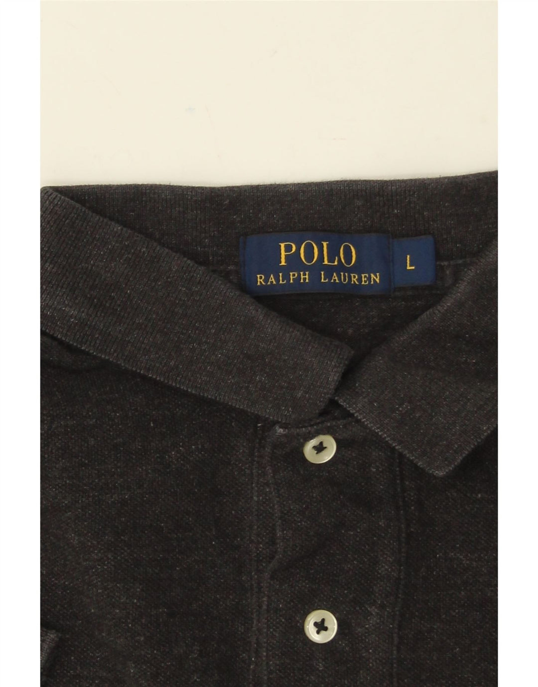 POLO RALPH LAUREN Ανδρικό πουκάμισο polo μεγάλο γκρι