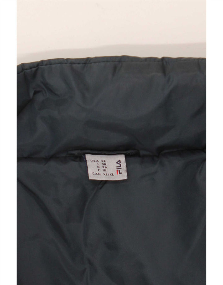 Ανδρικό μπουφάν Fila με επένδυση IT 56 XL Navy Blue Colourblock