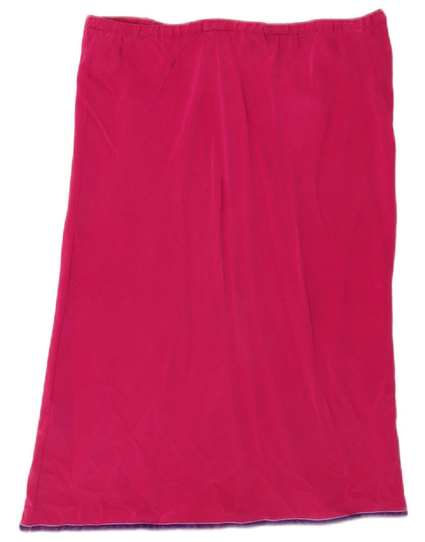 Γυναικεία ίσια φούστα Boden UK 10 Small W32 Pink Silk