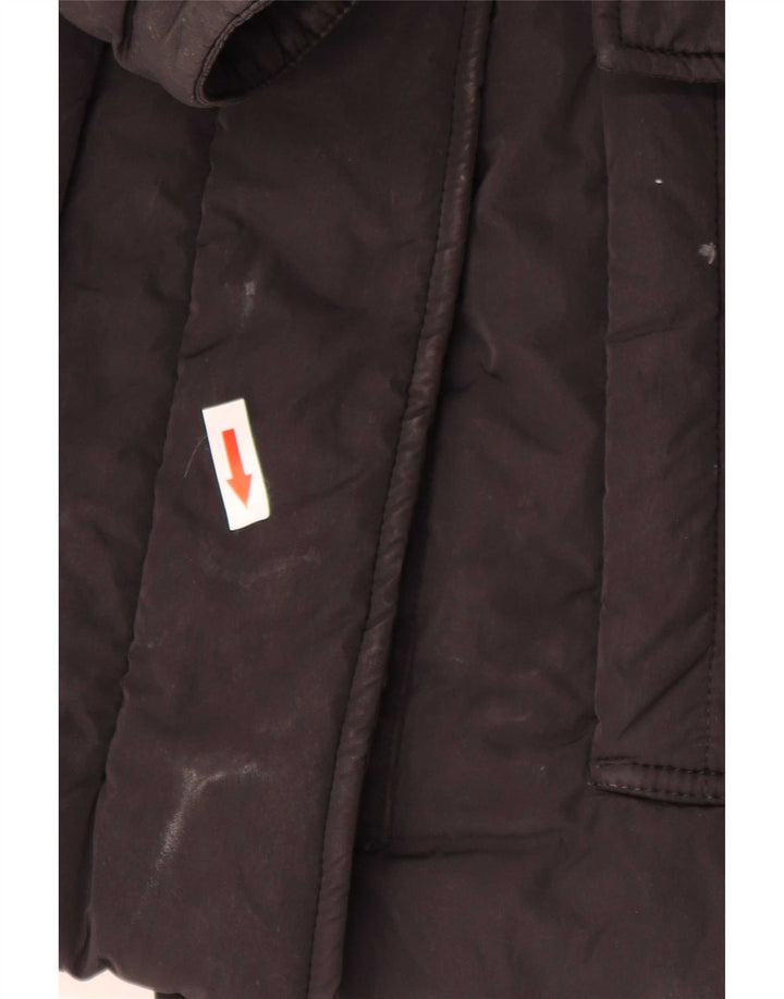 Refrigiwear Γυναικείο παλτό UK 14 Large Black Polyamide