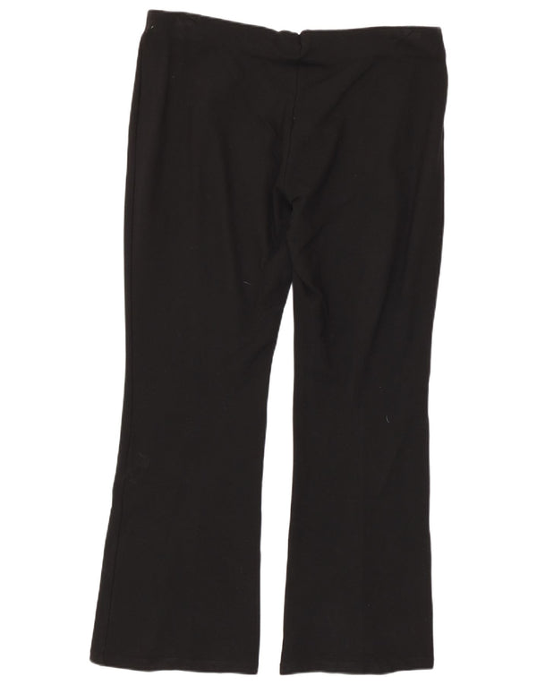 Marks & Spencer Γυναικεία Bootcut Casual Παντελόνι UK 16 Large W34 L28 Black