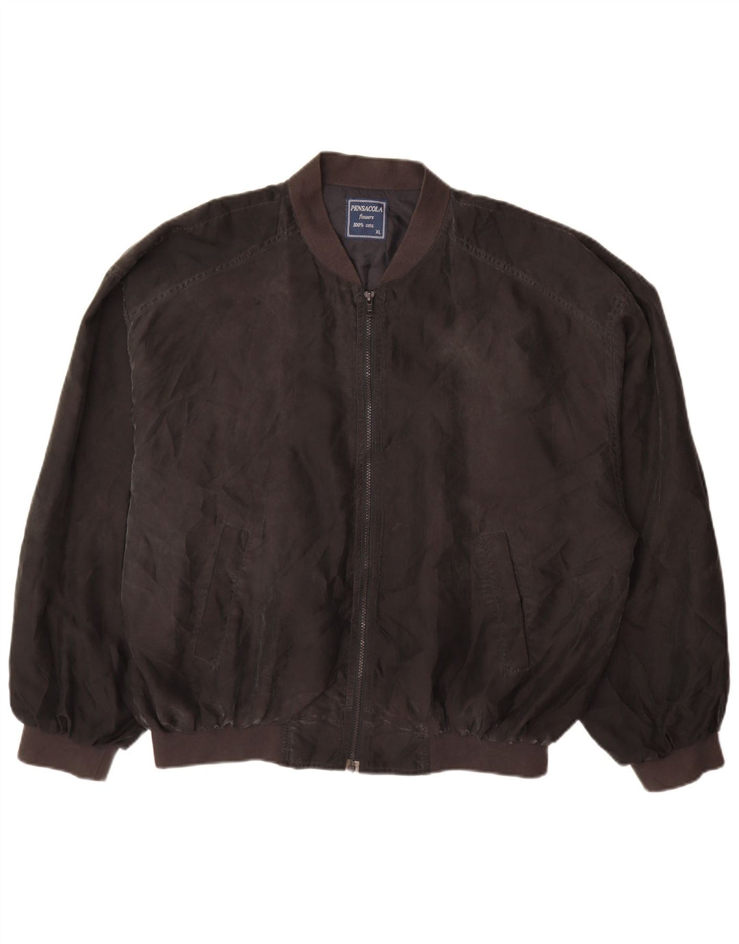 Ανδρικό μπουφάν Pensacola Bomber UK 42 XL Μαύρο Μεταξωτό