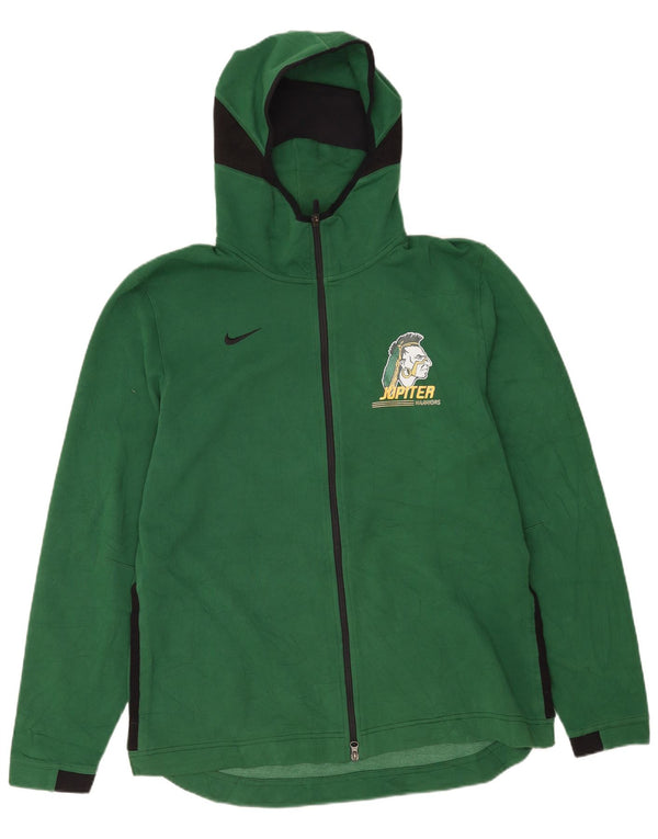 Ανδρικό πουλόβερ NIKE Warriors με φερμουάρ XL Green Colourblock