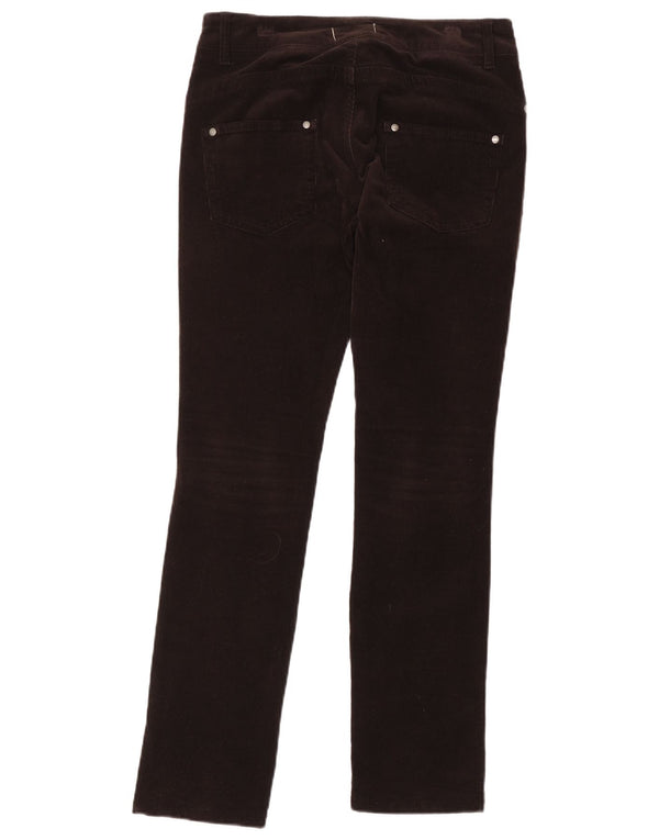 Γυναικείο λεπτό κοτλέ παντελόνι Benetton IT 42 Medium W30 L31 Καφέ βαμβακερό