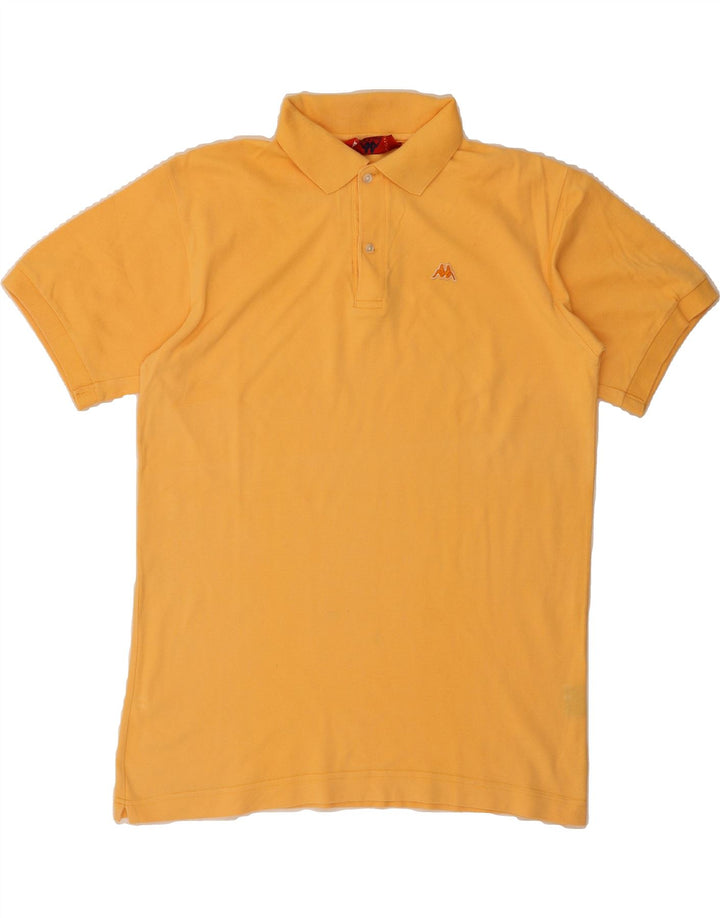 KAPPA Mens Polo Shirt Medium Yellow Cotton Vintage Kappa and Second-Hand Kappa from Messina Hembry 
